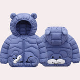 Infant Lightweight Down Jacket Cartoon Mouse